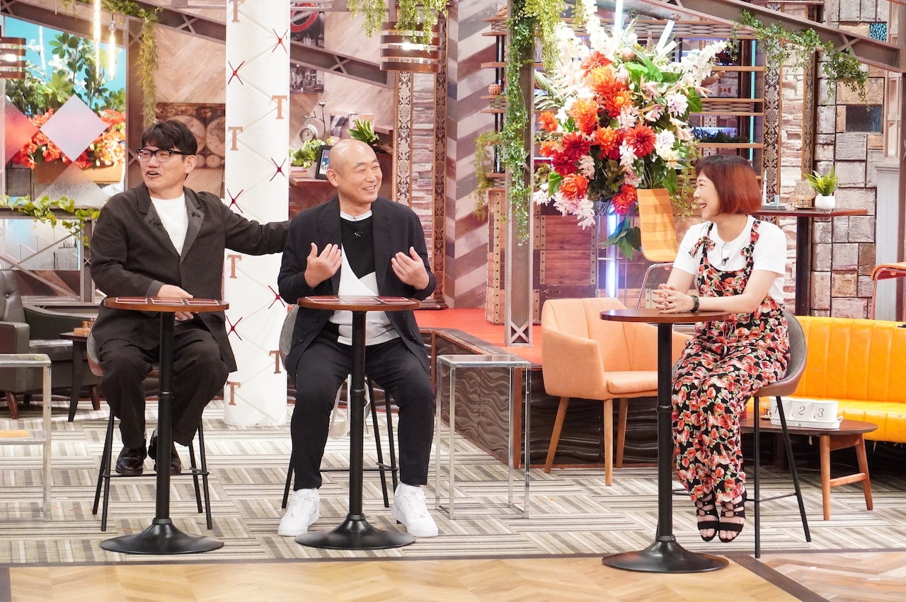 「TOKIOカケル」に出演する（左から）ずん、椿鬼奴。(c)フジテレビ