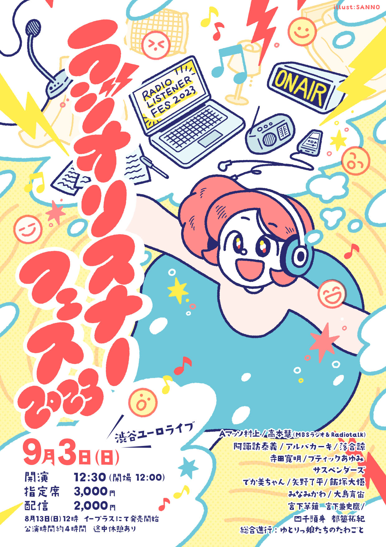 「ラジオリスナーフェス2023」ポスター