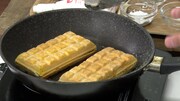 アレンジ料理に用いられるチョコモナカジャンボ。(c)ABCテレビ