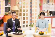 左から笑い飯・哲夫、中島めぐみアナウンサー。(c)関西テレビ