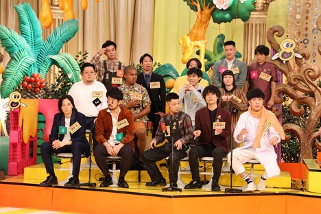 8月放送回のつぼみ芸人たち。(c)フジテレビ