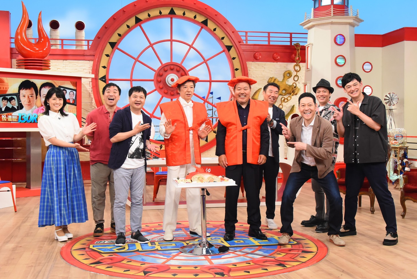「お笑いワイドショー マルコポロリ！」の出演者。(c)関西テレビ