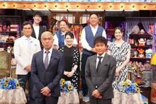 ダウンタウンと“昭和世代”チーム。(c)日本テレビ