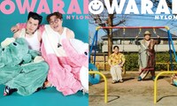 「OWARAI NYLON」表紙＆裏表紙。