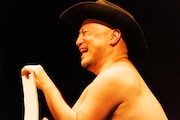 「ゲロ喜利」に臨むハリウッドザコシショウ。(撮影:二瓶 彩)