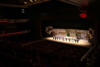 「水谷千重子50周年記念公演」お芝居ステージの様子。