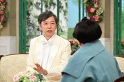 板尾創路と黒柳徹子。(c)テレビ朝日