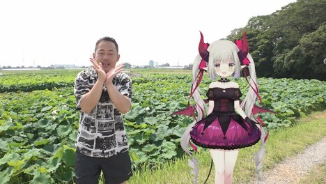 ザ・マミィ酒井とVTuber「えま★おうがすと」（右）。(c)CBC