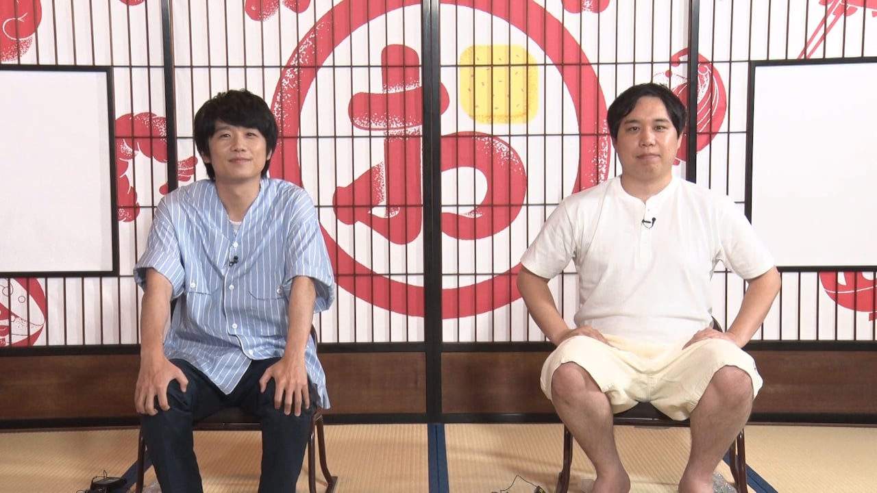 「おふくろフリーズドライ」MCの風間俊介（左）と霜降り明星せいや（右）。(c)テレビ東京