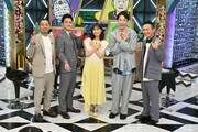 左から千鳥、生田絵梨花、かまいたち。(c)日本テレビ