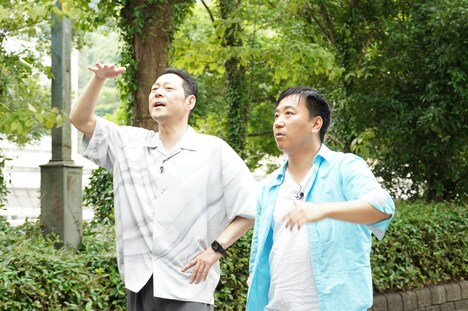 左から東野幸治、月亭八光。(c)関西テレビ