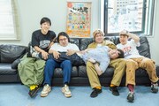 座談会企画に参加するkento fukaya、ビスケットブラザーズ、滝音。