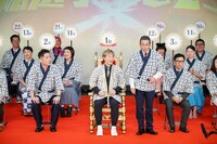 結果発表イベント後の記者会見の様子。