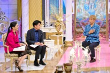 左からアンミカ、平成ノブシコブシ吉村、お見送り芸人しんいち。(c)日本テレビ