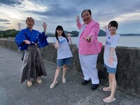 左からお侍ちゃん、工藤理子、ママタルト大鶴肥満、石田みなみ。