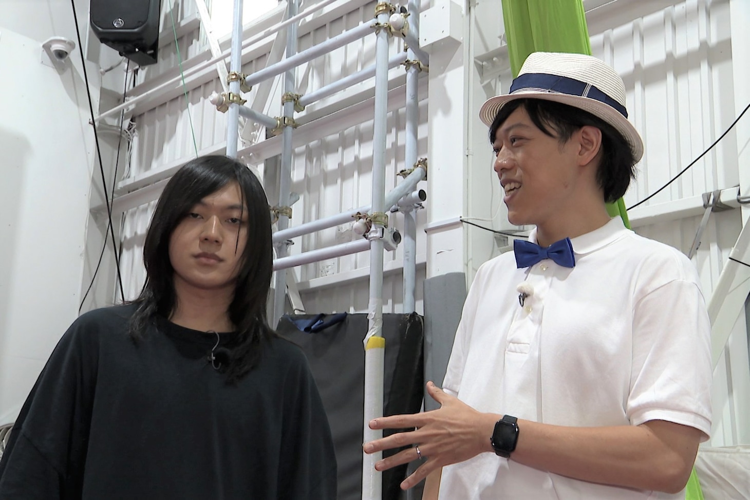 こやまたくやと滝音さすけ。(c)ABCテレビ