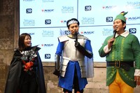 発言が記事になるため慎重に言葉を選ぶレインボー池田（中央）。