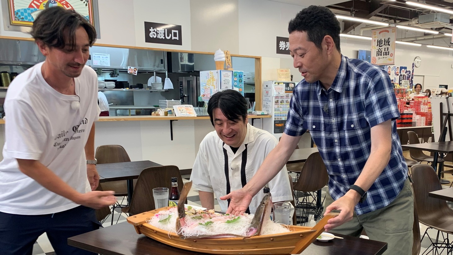 「東野幸治の福島移住計画」のワンシーン。(c)福島中央テレビ