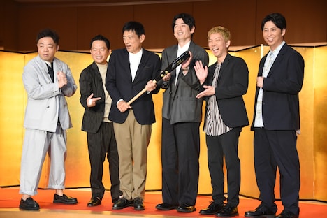 左からダイアン、博多華丸・大吉、ニューヨーク。