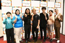 左からヨネダ2000、ハイキングウォーキング、もりやすバンバンビガロ、ウエスP、チャド・マレーン。