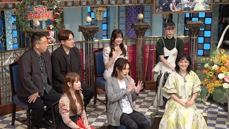 左上から時計回りになすなかにし、森香澄、ハシヤスメ・アツコ、南果歩、鬼龍院翔（ゴールデンボンバー）、中川翔子。(c)日本テレビ