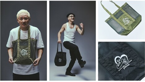 ガリットチュウ福島とFREAK'S STOREのコラボトートバッグのイメージ。