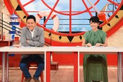 「マルコポロリ！」MCの東野幸治と中島めぐみアナウンサー（右）。(c)関西テレビ