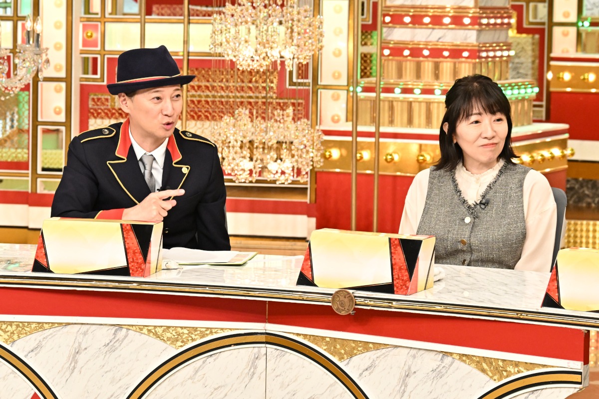 中居正広と上島光。(c)TBS