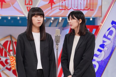 ハイツ友の会。左から清水香奈芽、西野。