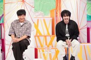 パンサー向井と林遣都。(c)フジテレビ