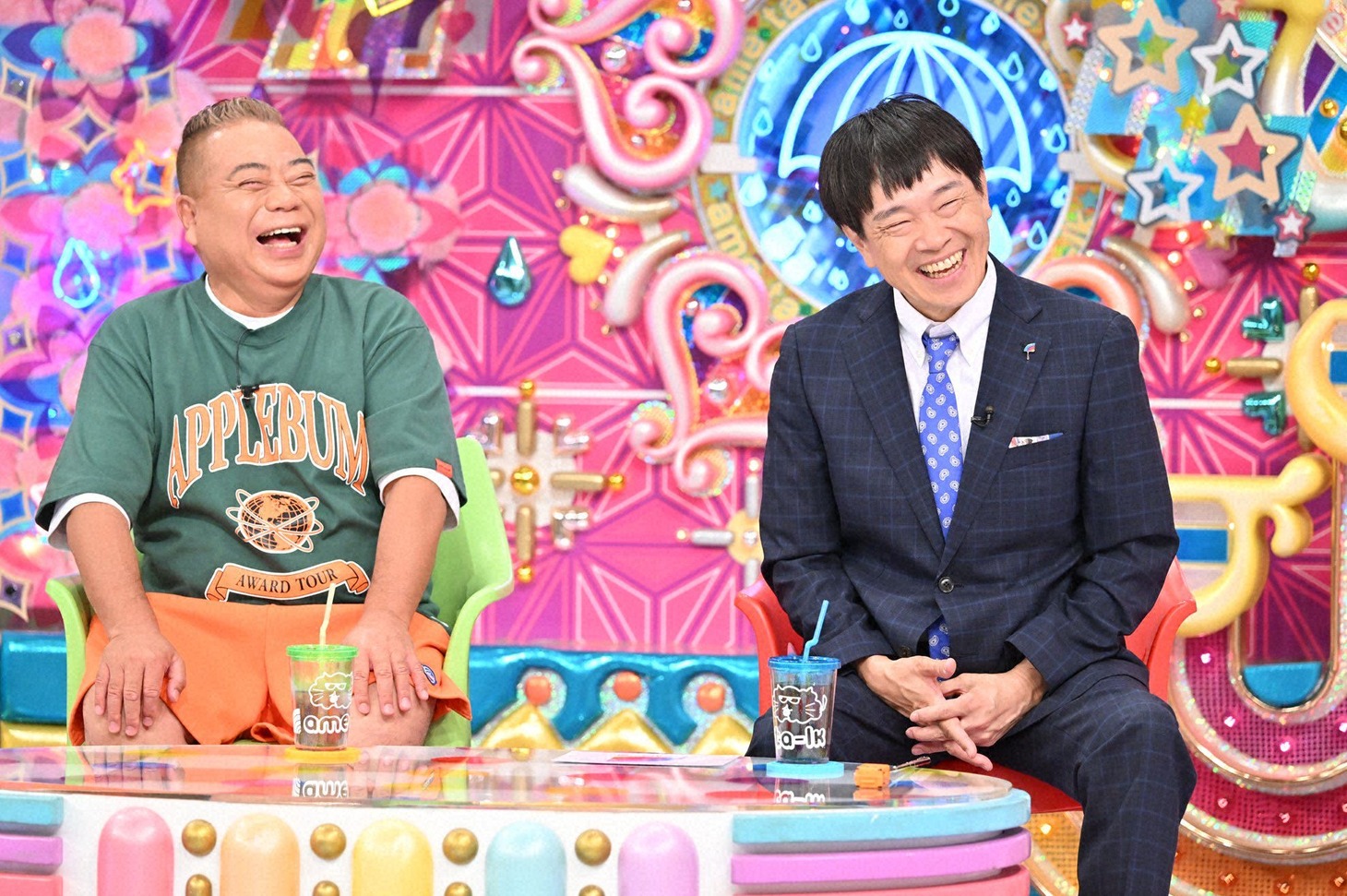 出川哲朗と蛍原徹。(c)テレビ朝日