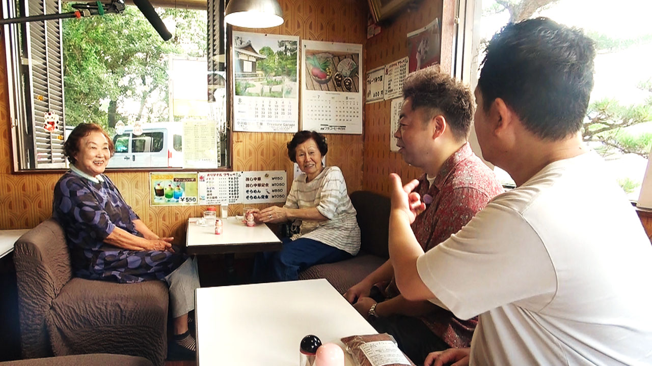 「ダイアンの寿（スー）を差し上げます!!」のロケの様子。
