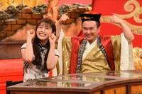 左から渋谷凪咲、かまいたち山内。(c)関西テレビ