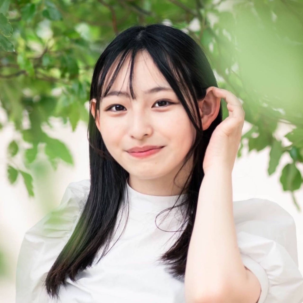 「FRESH CAMPUS CONTEST」に参加中の藤岡花。