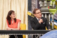 左から、小澤陽子アナ、アリタ哲平。(c)フジテレビ