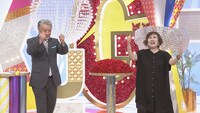 左から高田純次、上沼恵美子。(c)読売テレビ