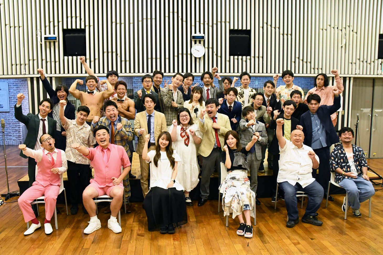 「オールナイトニッポン0（ZERO）～決戦！お笑い有楽城～」の出場者たち。