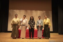 左から玉川太福、瀧川鯉八、ピース又吉、春風亭昇々、立川吉笑。