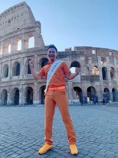 「世界ふしぎ発見！」でミステリーハンターを務めるティモンディ高岸。(c)TBS