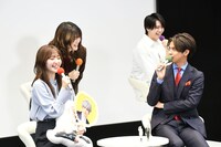 「推しが上司になりまして」記者会見の様子。