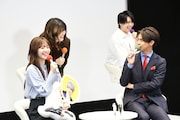 「推しが上司になりまして」記者会見の様子。