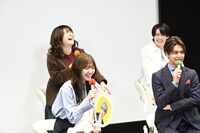 「推しが上司になりまして」記者会見の様子。