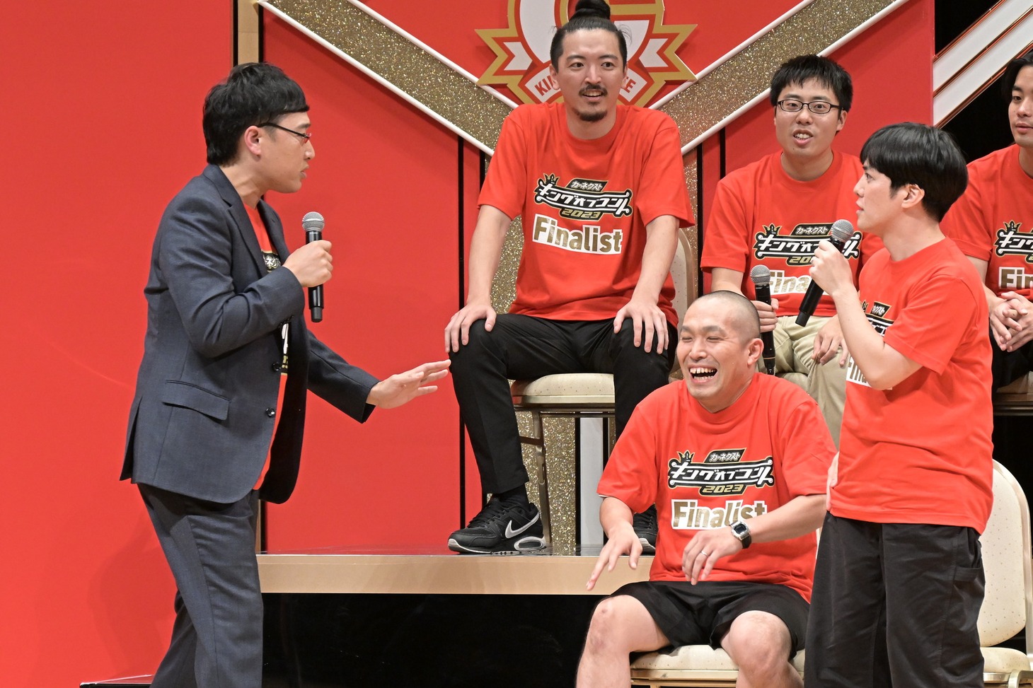 南海キャンディーズ山里とラブレターズ溜口。
