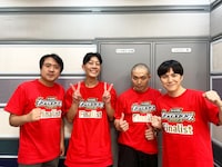 「キングオブコント2023」ファイナリストとなったジグザグジギーとラブレターズ。（写真提供：ラブレターズ溜口）