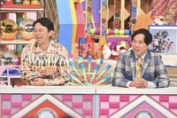 有吉弘行と霜降り明星せいや。(c)テレビ朝日