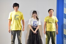 左から、ザ・ギース尾関、広本瑠璃、鬼ヶ島・アイアム野田。