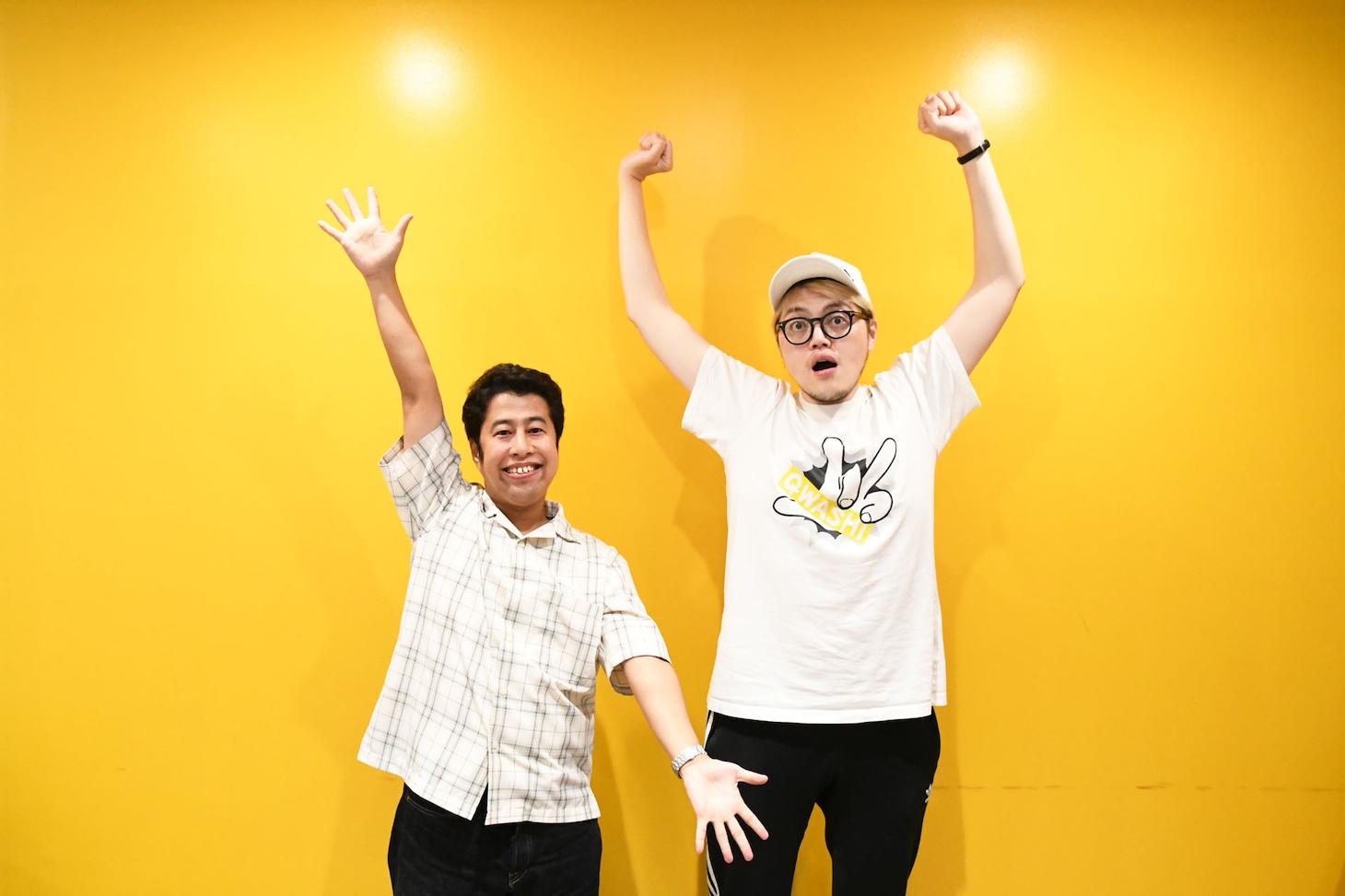 ウエストランド井口と飯塚大悟。