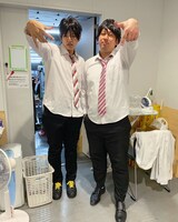 親友（からし蓮根）伊織君と名曲「修二と彰」を歌いました。