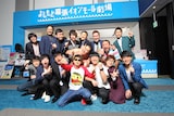 幕張セブンスターズ。2015年頃の2代目メンバーです。グランジ、とにかく明るい安村、LLR、ジューシーズ、ライス、バイク川崎バイク、怪獣、チョコレートプラネットの8組。ここからさらにハイキングウォーキング、タケト、アキナ、しずる、フルーツポンチ、はんにゃ.、井下好井が追加され、最大15組が在籍。私が離れる時(2020年)に解体しました。