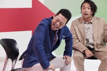 東野幸治と見取り図・盛山。(c)ABCテレビ